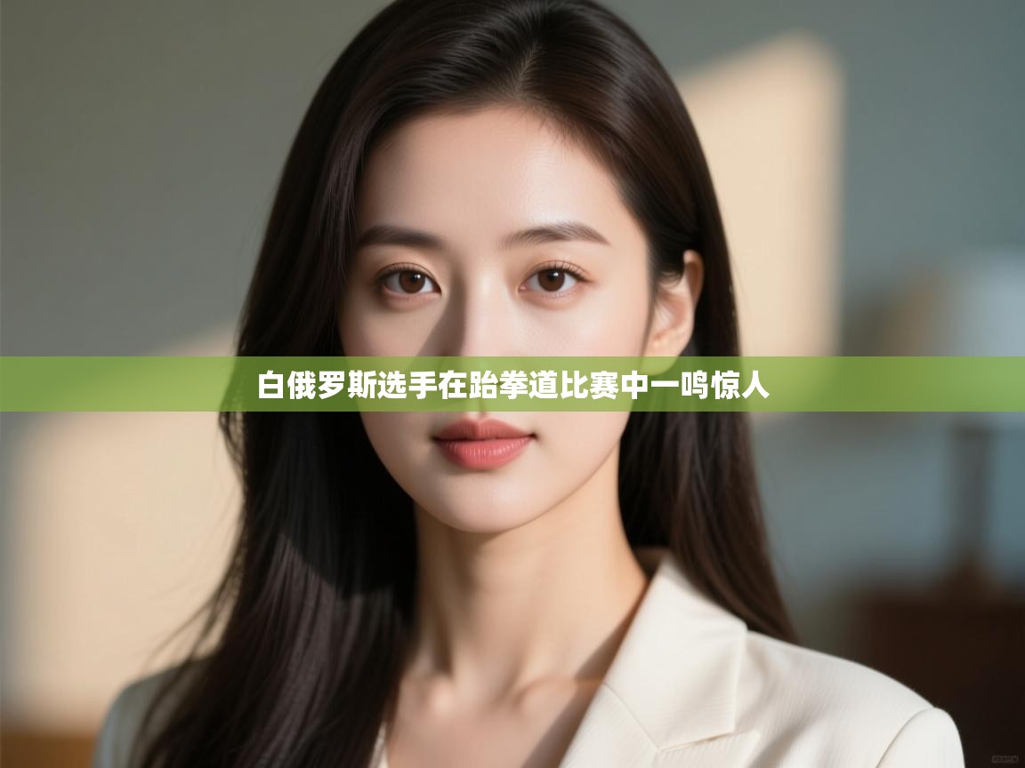 开云体育版本更新日志2025-白俄罗斯选手在跆拳道比赛中一鸣惊人  第4张